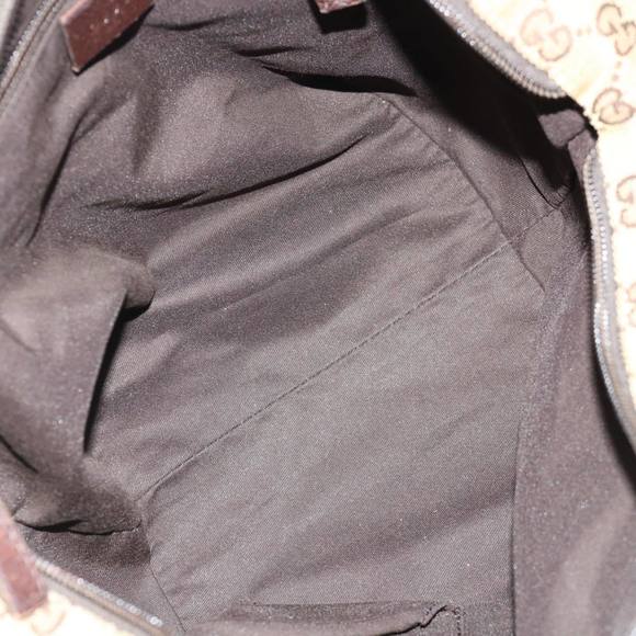 GUCCI GG Canvas Web Sherry Line Hand Bag Beige Red Green 181228 Auth ep4035 - Picture 11 of 16